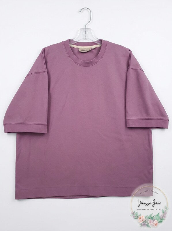 Amongst Others Boxy T Shirt Mens Short Sleeve Crew Neck Pullover Tee, Large