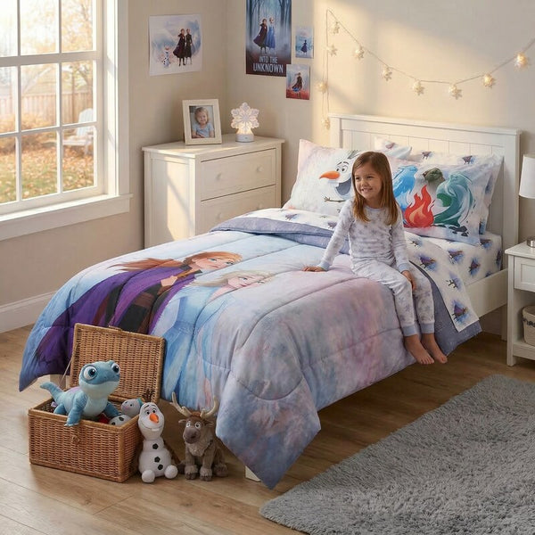 Disney Frozen 2 Sparkle 8pc Full Bed in a Bag Bedding