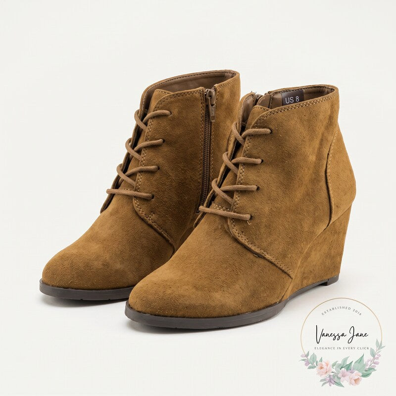 American Rag Womens Baylie Closed Toe Ankle Platform Boots size 8