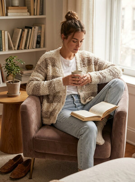 Free People Marshmallow Cardigan Sweater, Size XS