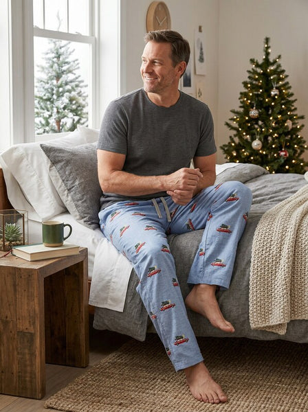 Club Room Mens Printed Pajama Pants, Size XL