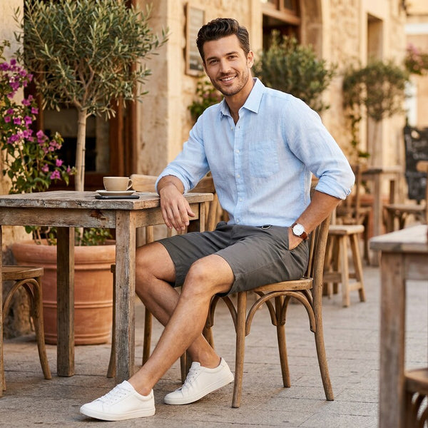 Tasso Elba Mens Stretch Shorts, Size 42