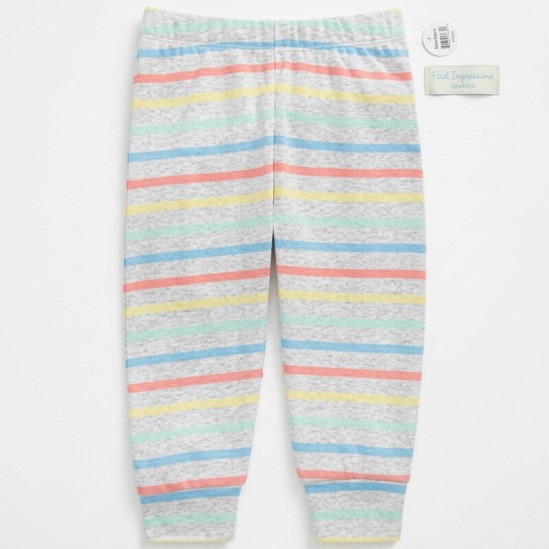 First Impressions Baby Boys Rainbow Striped Pants, Size Newborn