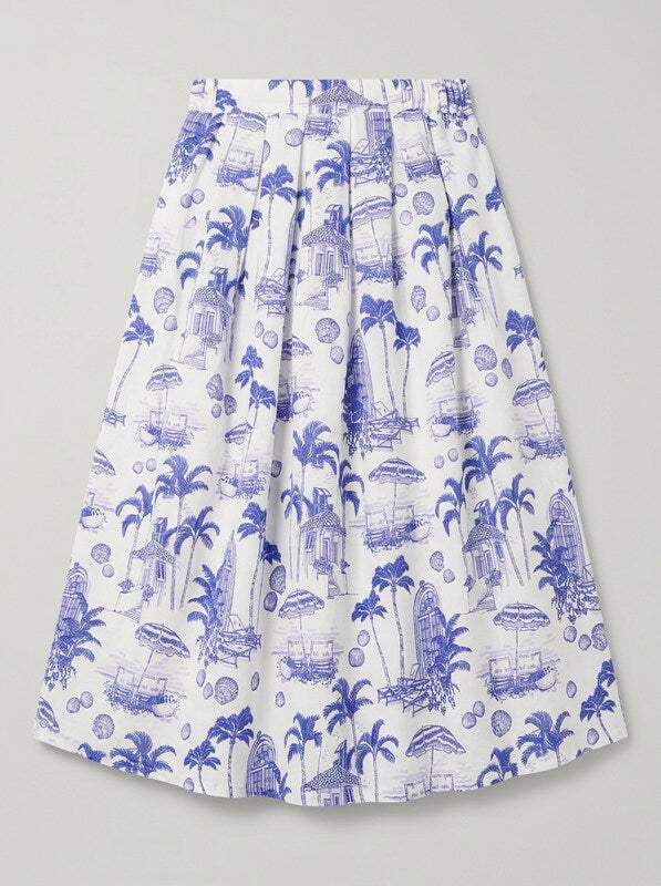 Her Destiny Midi Skirt Waist Tie Beach Resort, Size Medium