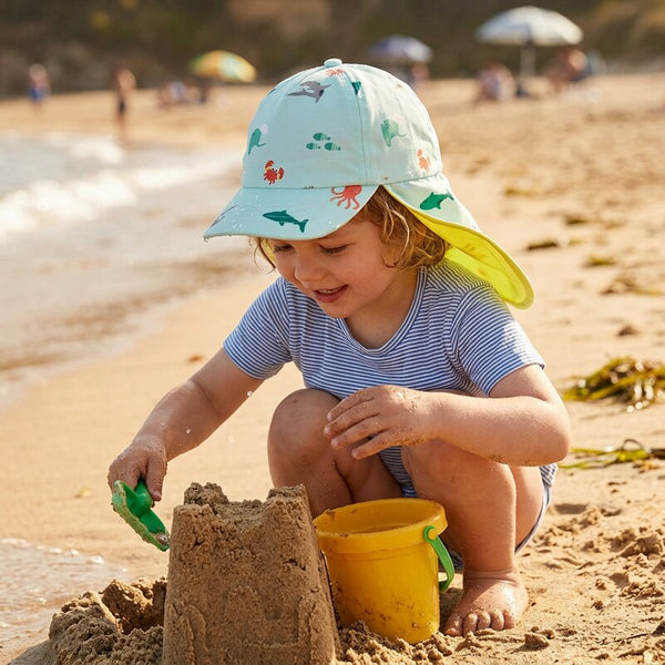 Carters Baby Boys Neck Shade Cap, Size 12/24Months