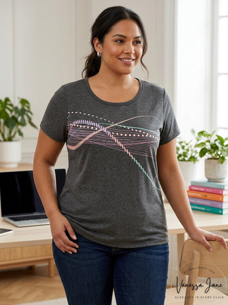 Ideology Womens Plus Lightweight Fitness T-Shirt, 2X