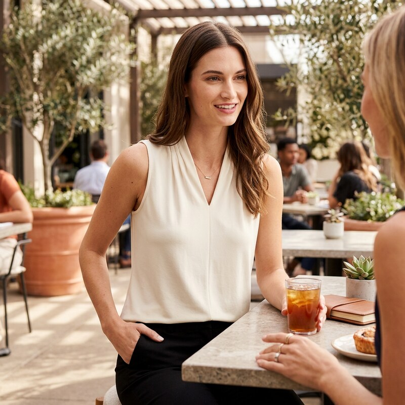 Alfani Solid V-Neck Tank Top, Size XL