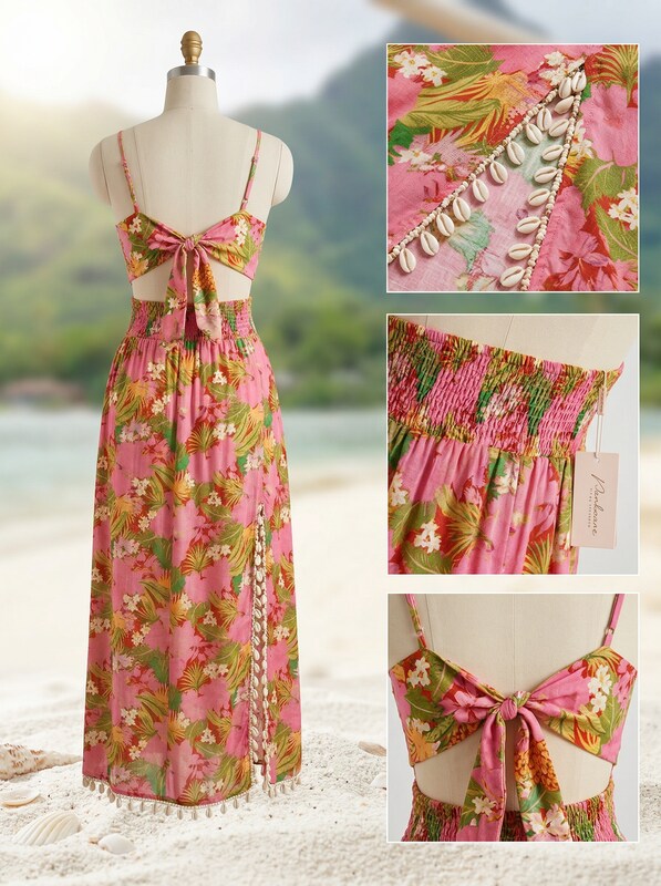 Tiare Hawaii Rio Maxi Dress, Size M/L
