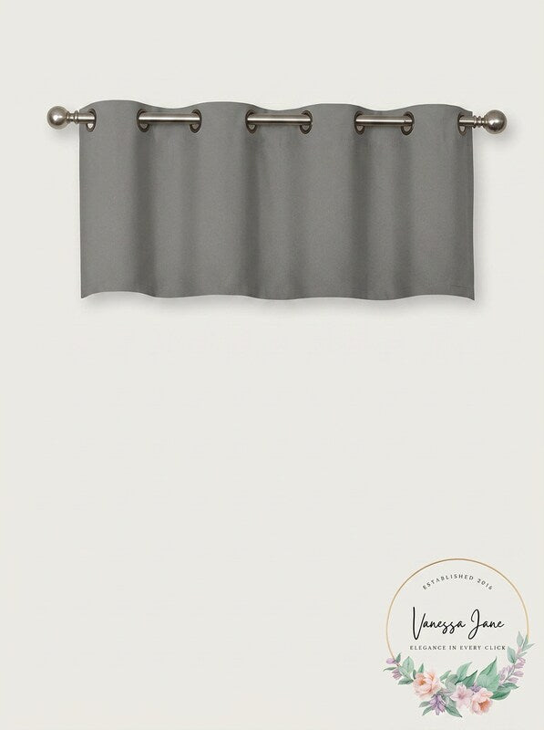 Eclipse Nadya Grommet-Top Valance, 52 X18