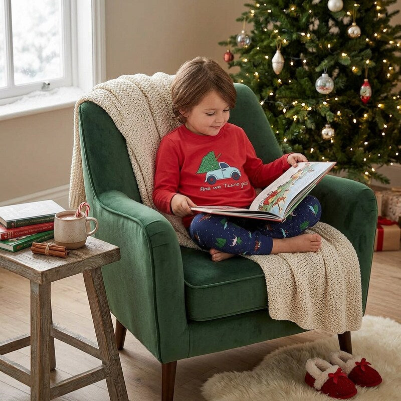 Family Pajamas Matching Are We There Yet Pajama Set, Size 2-3 Toddler