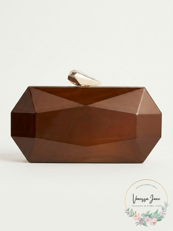 I.N.C. Nichole Lucite Clutch