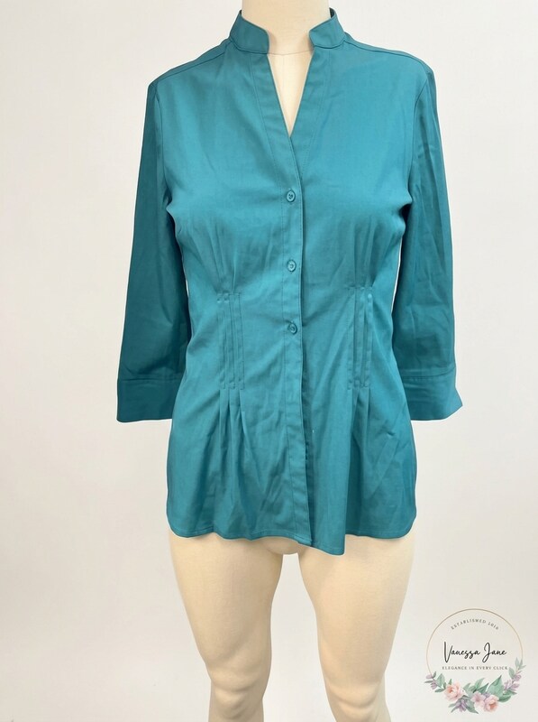 Fred David Women's Button Down Blouse, Size Small