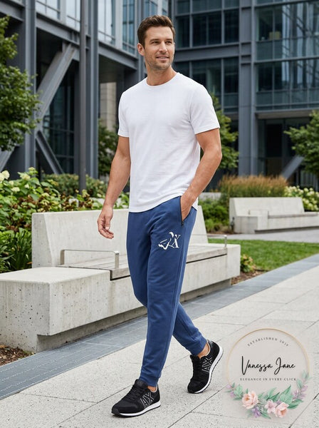 AX Armani Exchange Mens Fleece Logo Joggers, Size XL