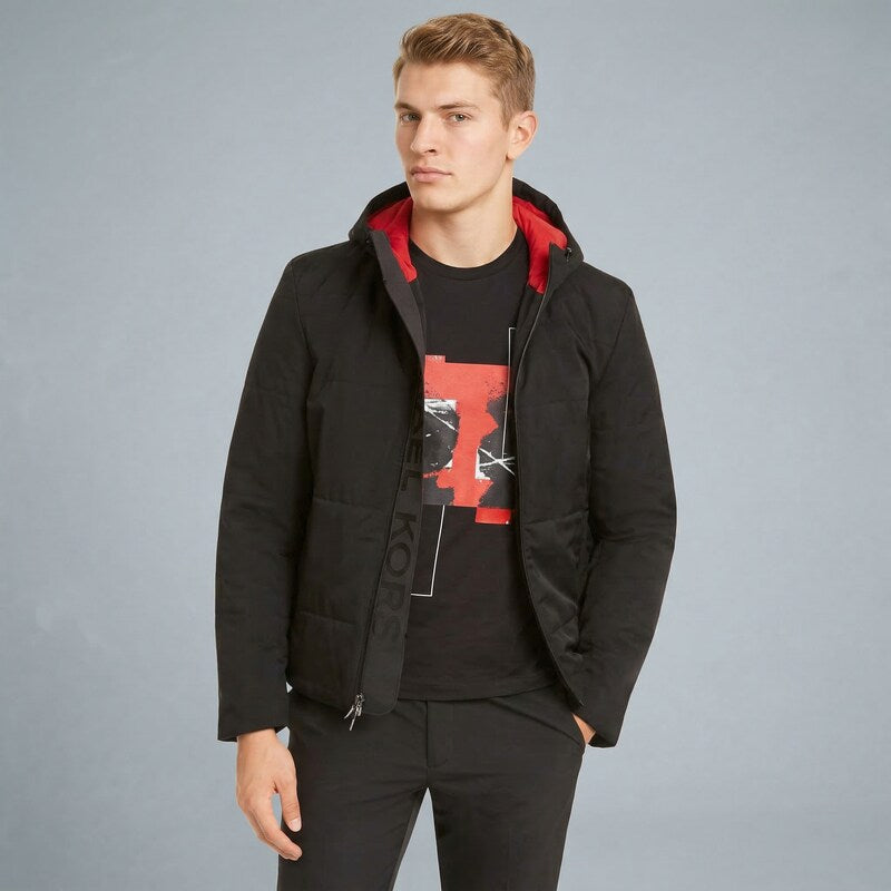 Michael Kors Mens Kors X Tech Travel Jacket, Medium