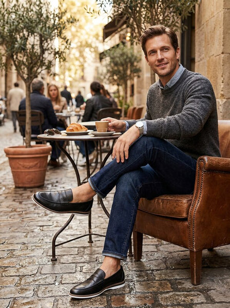 Alfani Men's Wagner Penny Loafers Shoes, Size 9.5