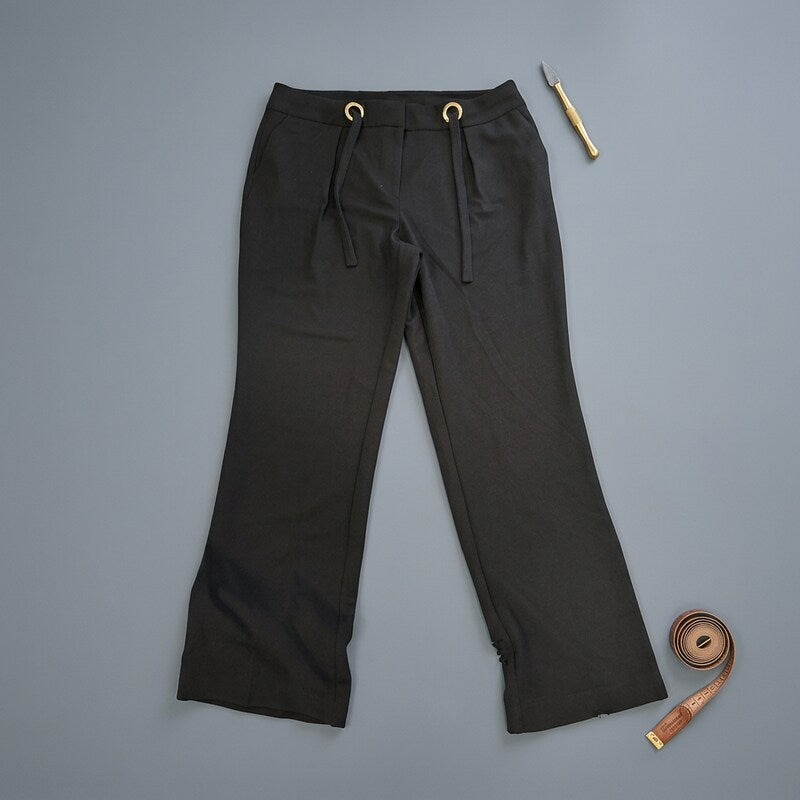 Nine West Women’s Flare Leg Hardware Detail Trousers, 14W