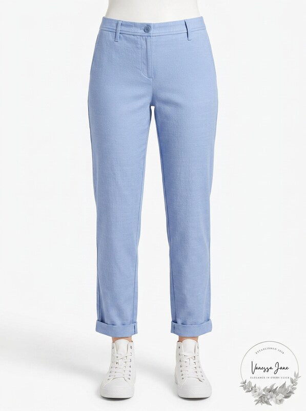 Talbots Relaxed Chinos - Newport Chambray, Size 4P