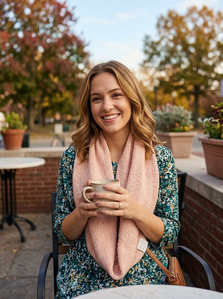 Generation Super Snug Loop Scarf in Rose Smoke
