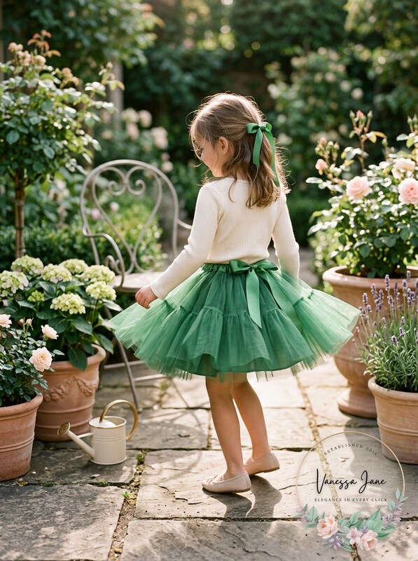 Simplicity Girls Dress-Up Ballet Tutu Skirts With Satin Bow, Size 4/5 T