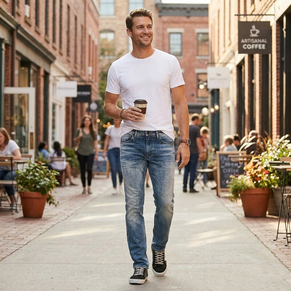 Buffalo David Bitton Mens Ash-x Tapered Jeans, 36x30