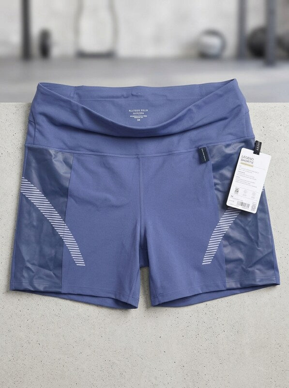 Athleta Allyson Felix Performance Legend Shortie Biker Shorts ,Size M