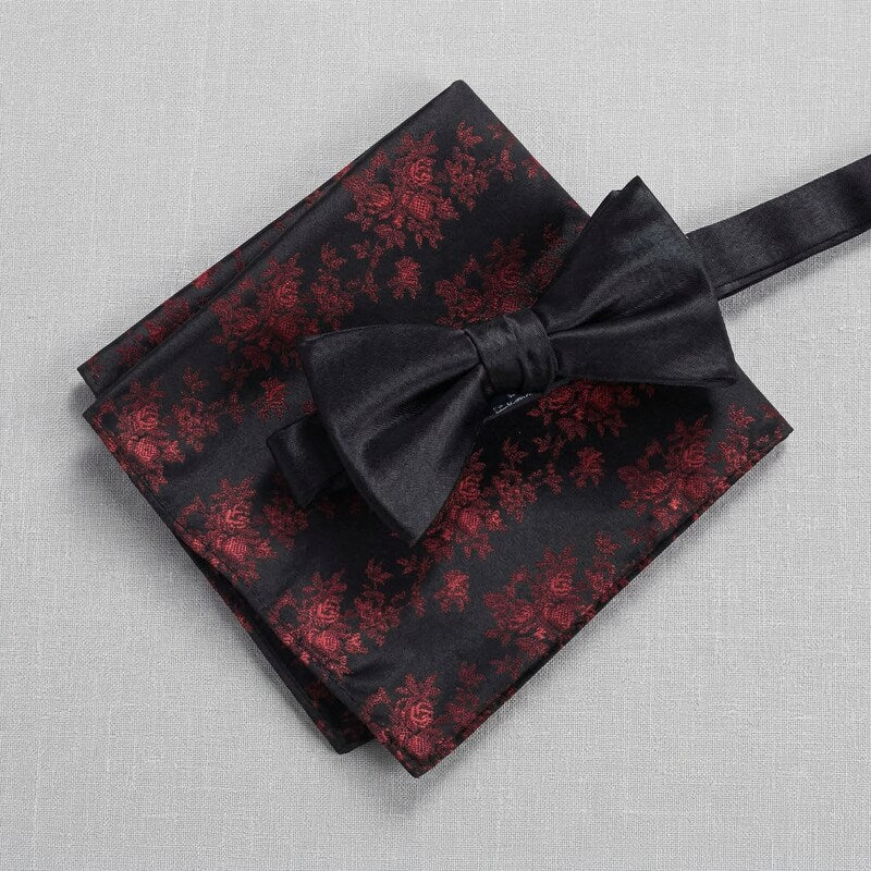 Ryan Seacrest  Mens Alturas  Pre-Tied Bow Tie and Pocket Square