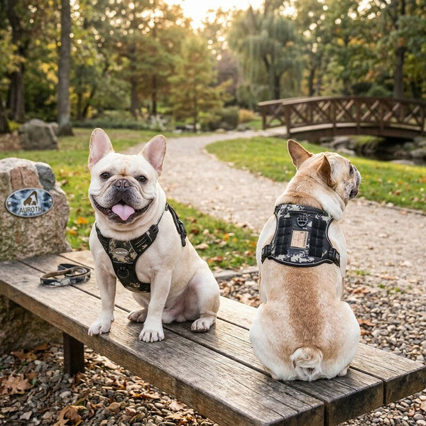 Auroth Dog Harness – Tactical and Training Reflect Harness – Black, Small