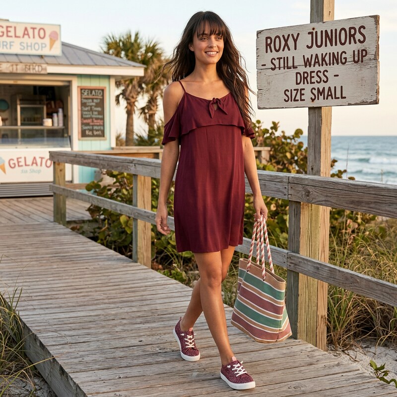 Roxy Juniors Still Waking up Dress, Size Small