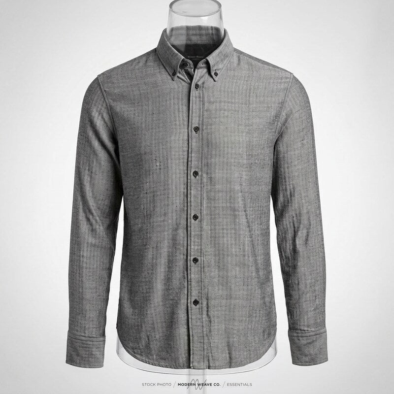 Rag and Bone Fit 2 Tomlin Herringbone Shirt, Size Small