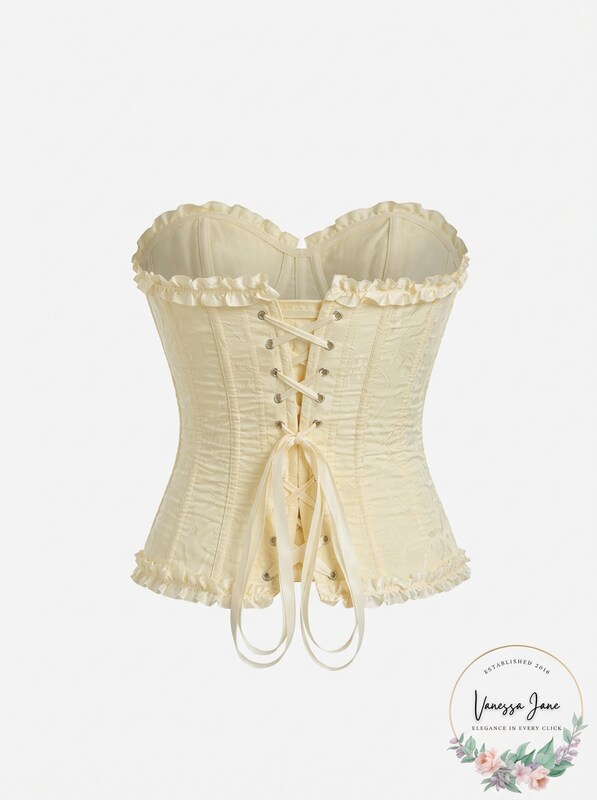 Vanessa Jane Corset Top for Women, Size Large