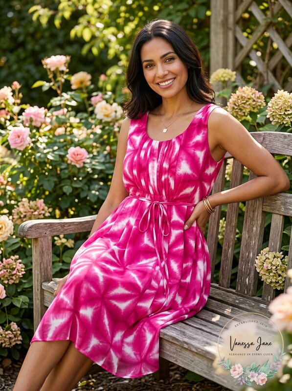 Calvin Klein Floral-Print A-line Dress Multicolor, Size 6