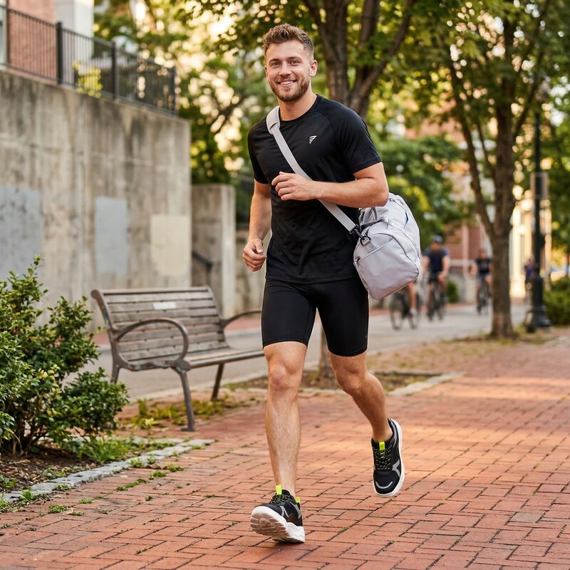 Kingside Mens Geoffrey Dad Sneaker Black Grey Neon, Size 12M