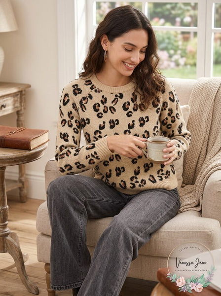 Planet Gold Juniors Animal-Print Sweater