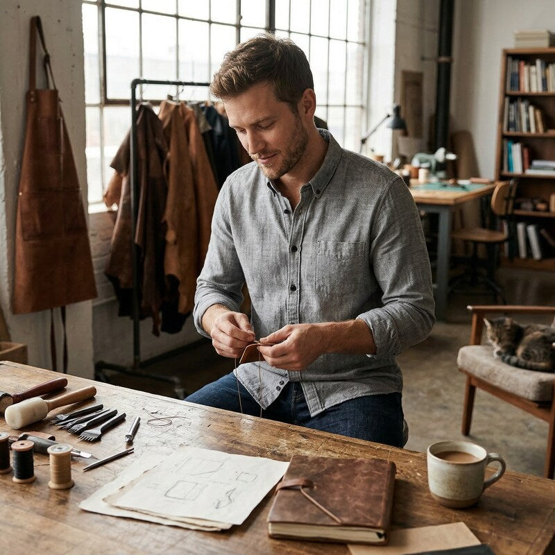 Rag and Bone Fit 2 Tomlin Herringbone Shirt, Size Small