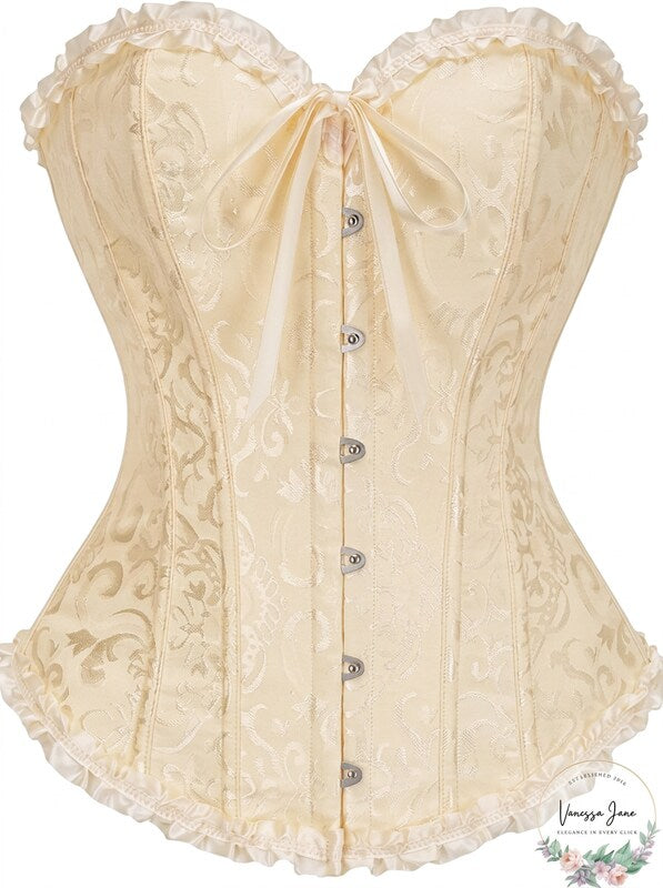 Vanessa Jane Corset Top for Women, Size Large