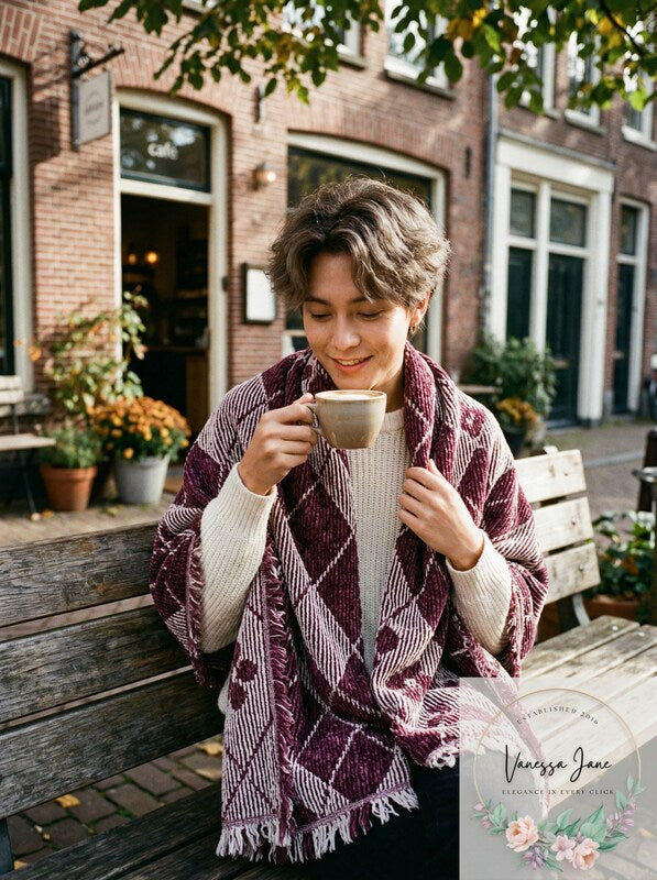 Urban Outfitters Cote Chenille Blanket Scarf