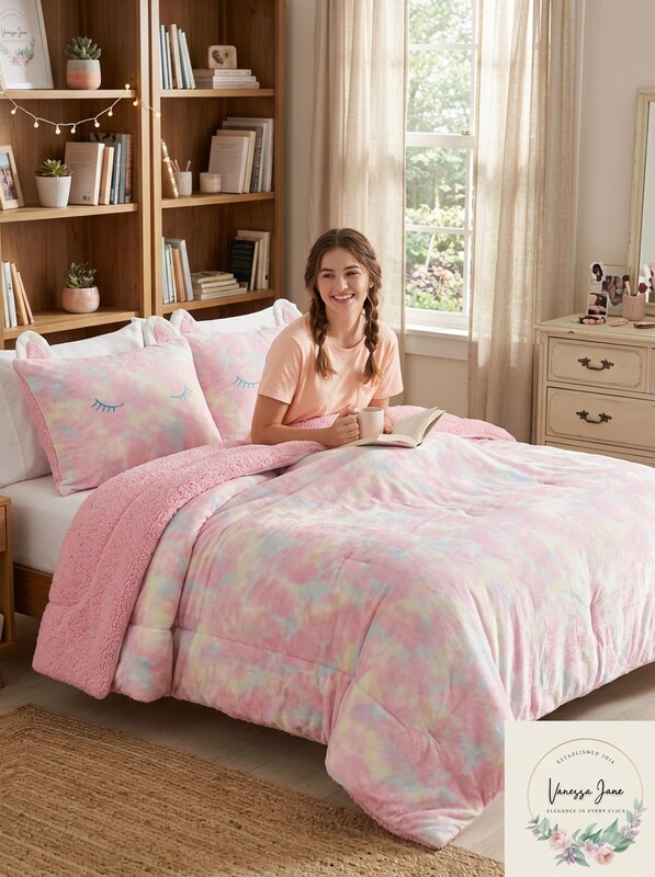 My World Rainbow Sweetie Full/Queen Comforter Set