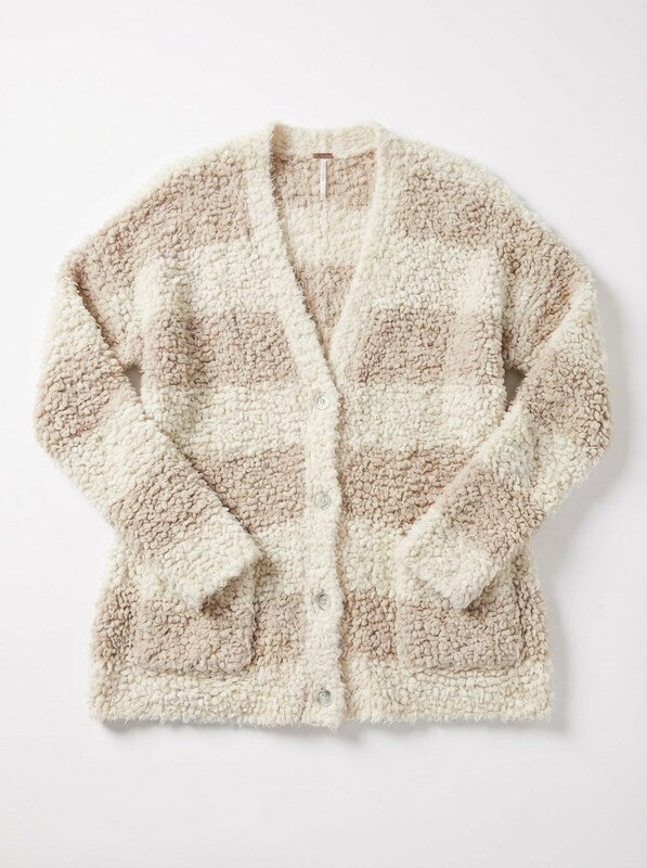 Free People Marshmallow Cardigan Sweater, Size XS