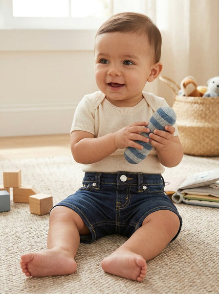 Levis Baby Boys Denim Shorts, Size 9 Months