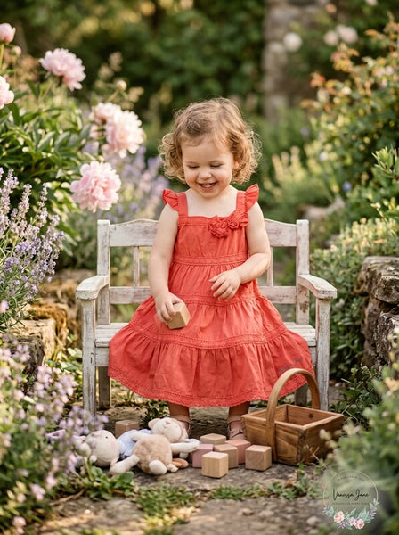 Little Girls Calvin Klein Sundress, Size 24Months