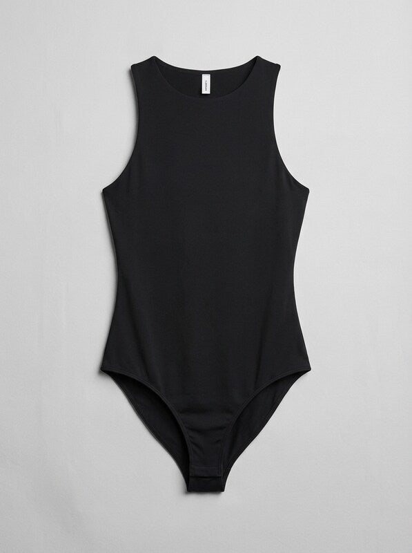 Express Body Contour Mid Compression High Neck Bodysuit, Size Medium