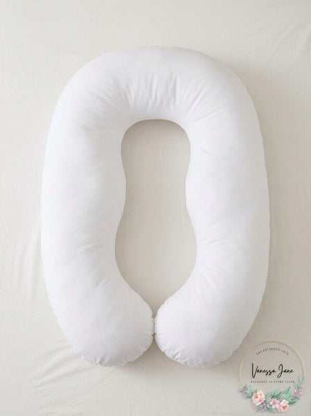 Cheer Collection Hypoallergenic Down Alternative Pregnancy U Shaped Body Pillow