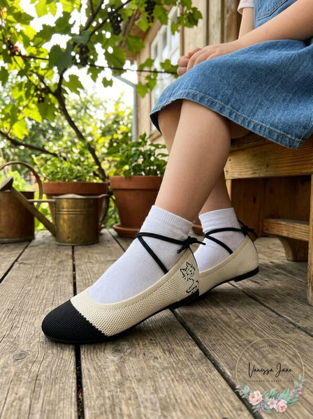 Lily and Dan Ballerina Flats, Size 9/10