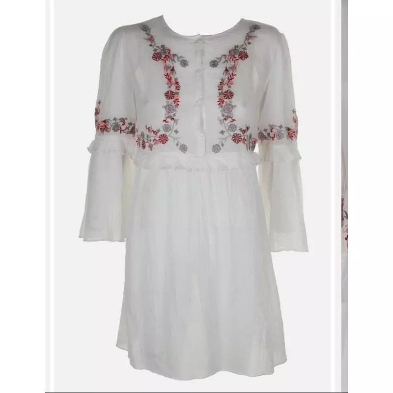 max studio london dress Army Green Size Pair it with your favorite sandals and accessories to create a look thats uniquely yours Max Studio London Ruffle-Sleeve Embroidered