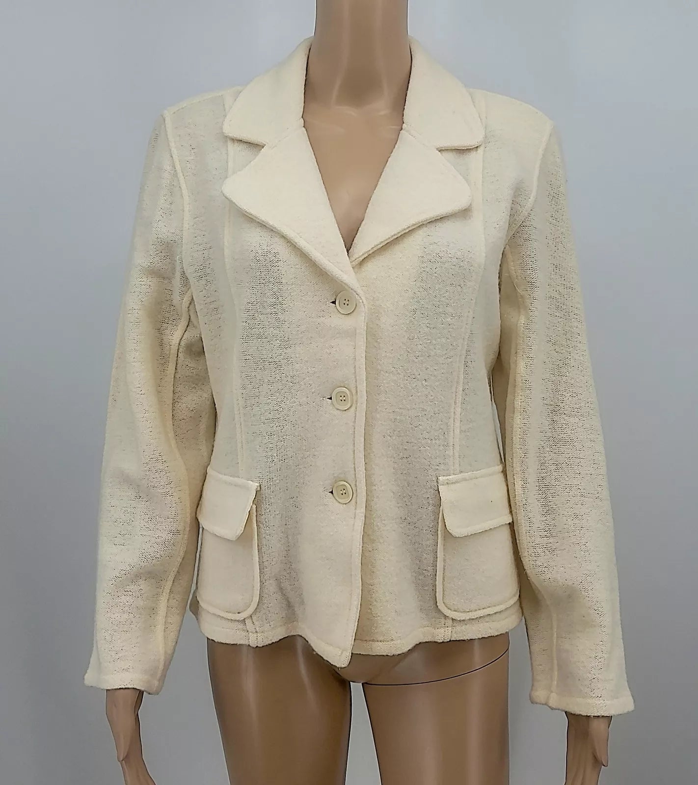 80s Retro Koret Wool Blazer, Size Petite Medium