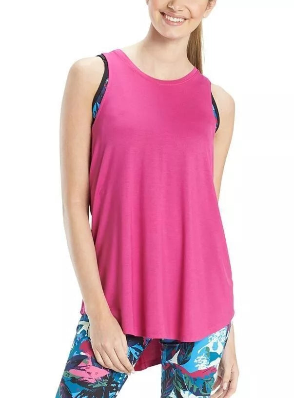 Josie Natori Womens Active Layering Elements Tank Top, Size Medium