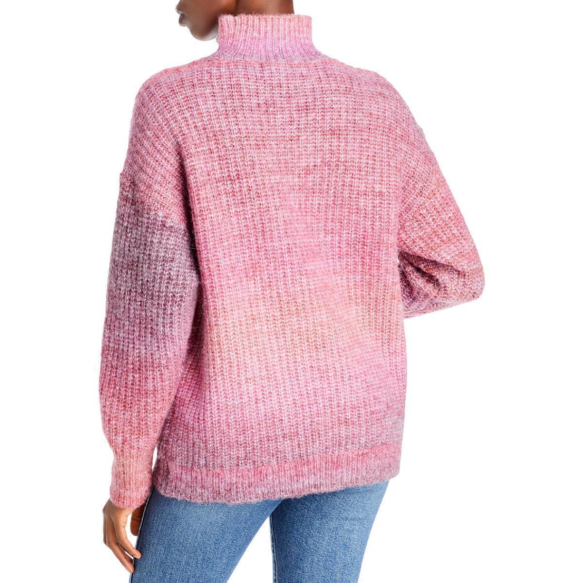 Aqua Womens Mock Neck Sweater