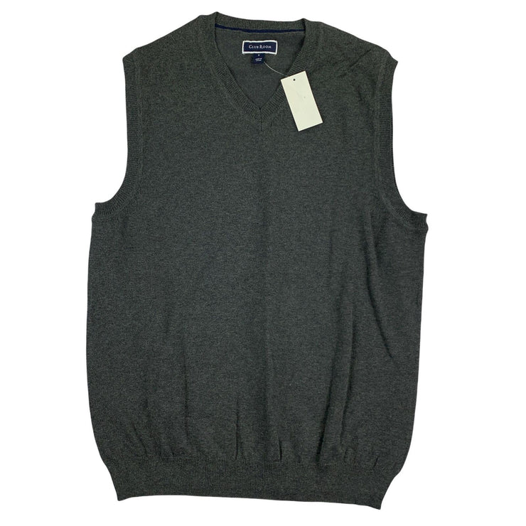 Club Room Mens Regular-Fit V-Neck Sweater Vest, Size XL