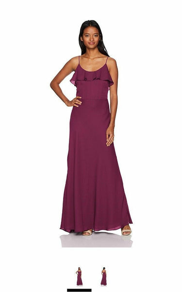 Lucy Love Women's Maxi Celebration Dress, Port, XS