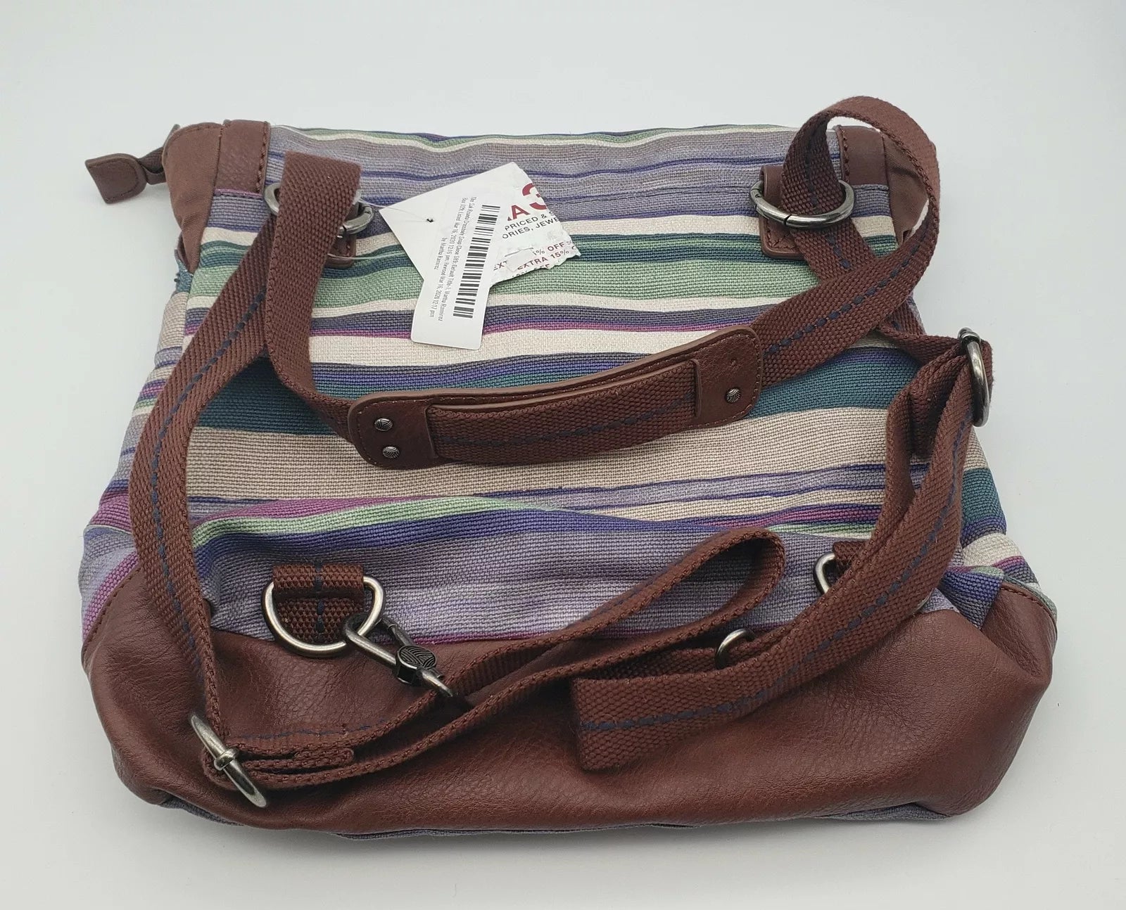 The Sak Ventura Backpack - Multi Colored Stripes/Purple